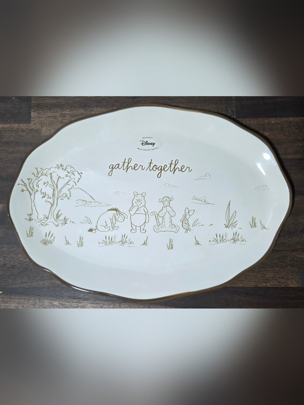 Rae Dunn X Disney Winnie the Pooh 'Gather Together' Platter
